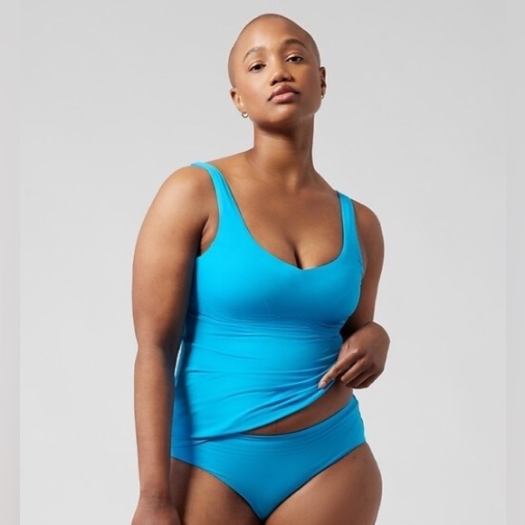 NWT! Athleta Santorini Blue Bondi Bra Cup Tankini - Size 34B/C🩵 - Picture 4 of 8